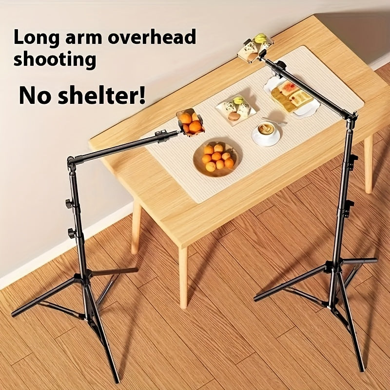 **Multi-Angle Flexible Shooting Stand: Your All-in-One Portable Assistant for Stable HD Live Streaming and Content Creation**