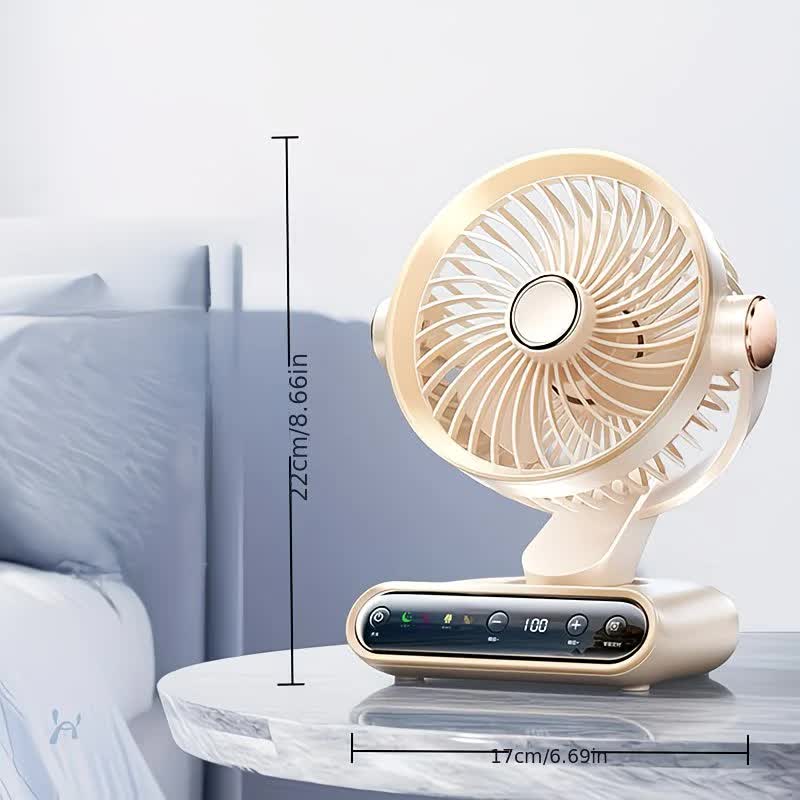 Grayish Purple   AI Smart Circulating Fan: 4 Modes + Silent Airflow, Your All-Scenario Cooling Companion。