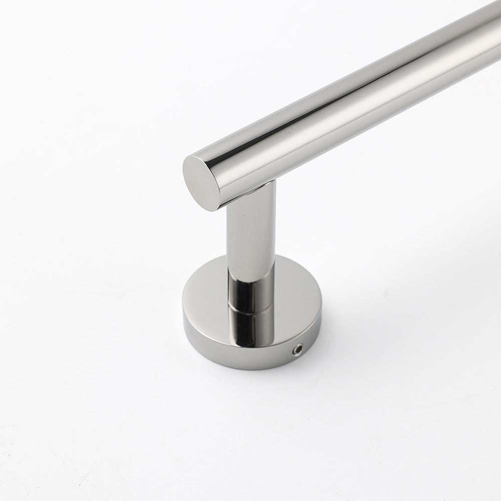 Polished Chrome 600mm Single Towel Rack Rail Holder Stainless Steel Hanger Bar