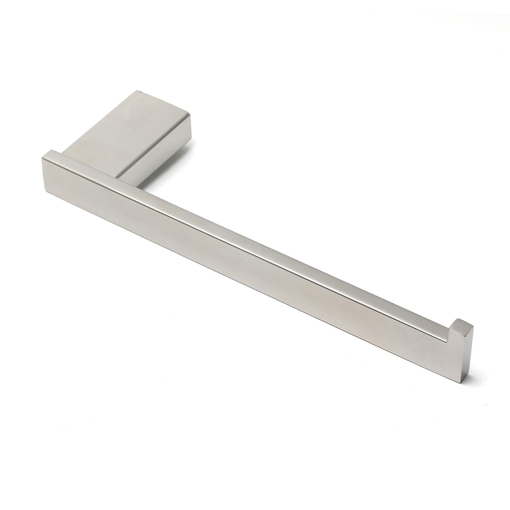 Mirror Chrome Stainless Steel Square Towel Rack Clothes Wall Mounted Holder Kit