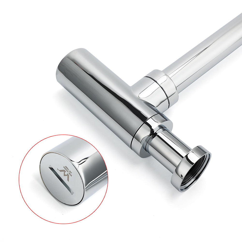 Watermark Adjustable 32mm Wall Bottle Trap Basin Sink Vanity Waste Drain Brass