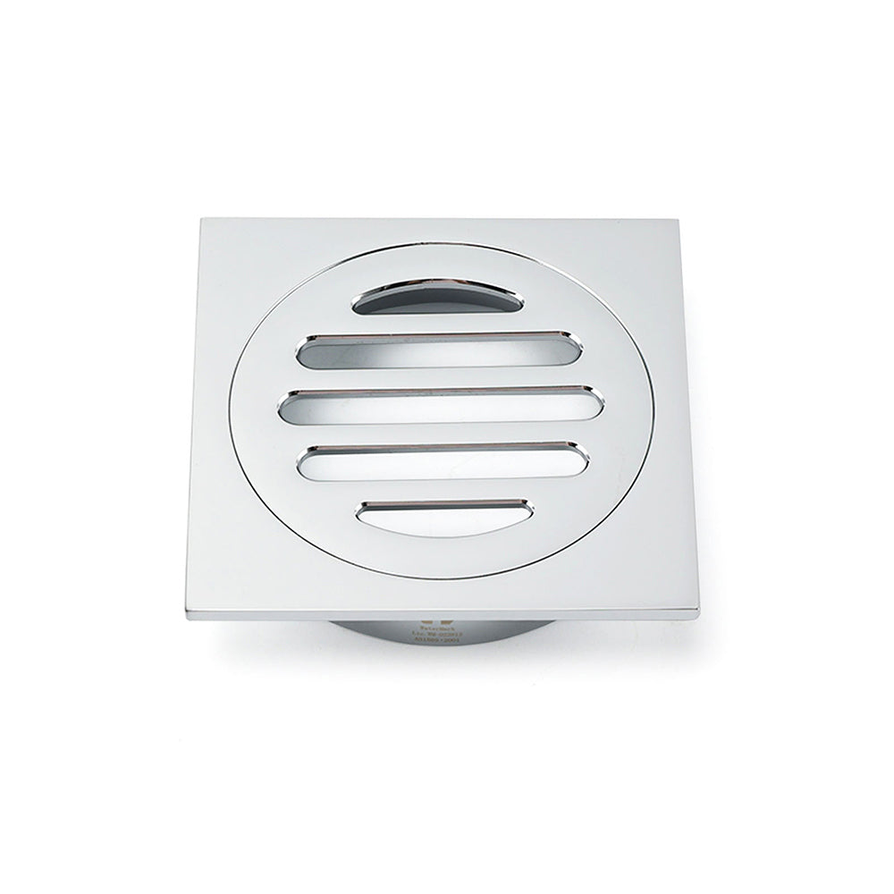 Watermark Stainless Steel 85x85mm Small Square Shower Grate Floor Drain 72mm Outlet