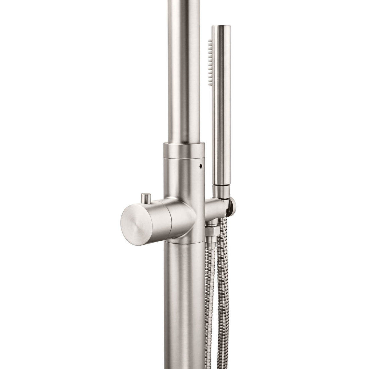 Watermark Brushed Nickel Dual Shower Handset Combo Outdoor Round 10" Head 316SUS