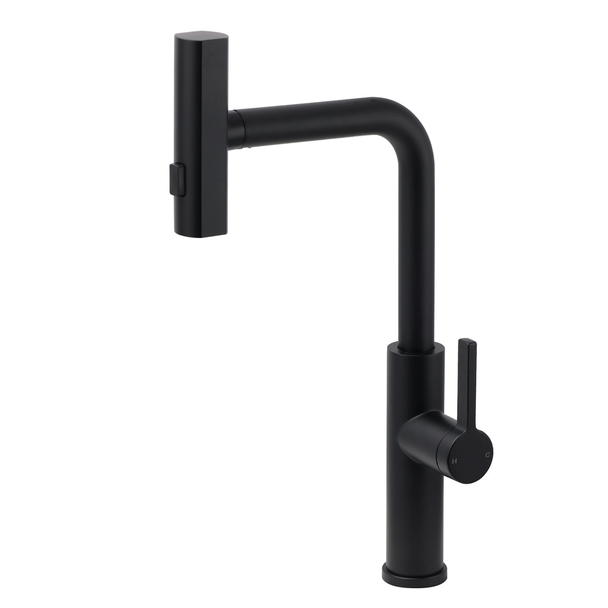 WELS Matte Black 3-Mode Spray Pull Out Kitchen Mixer Sink Laundry Faucet Tapware