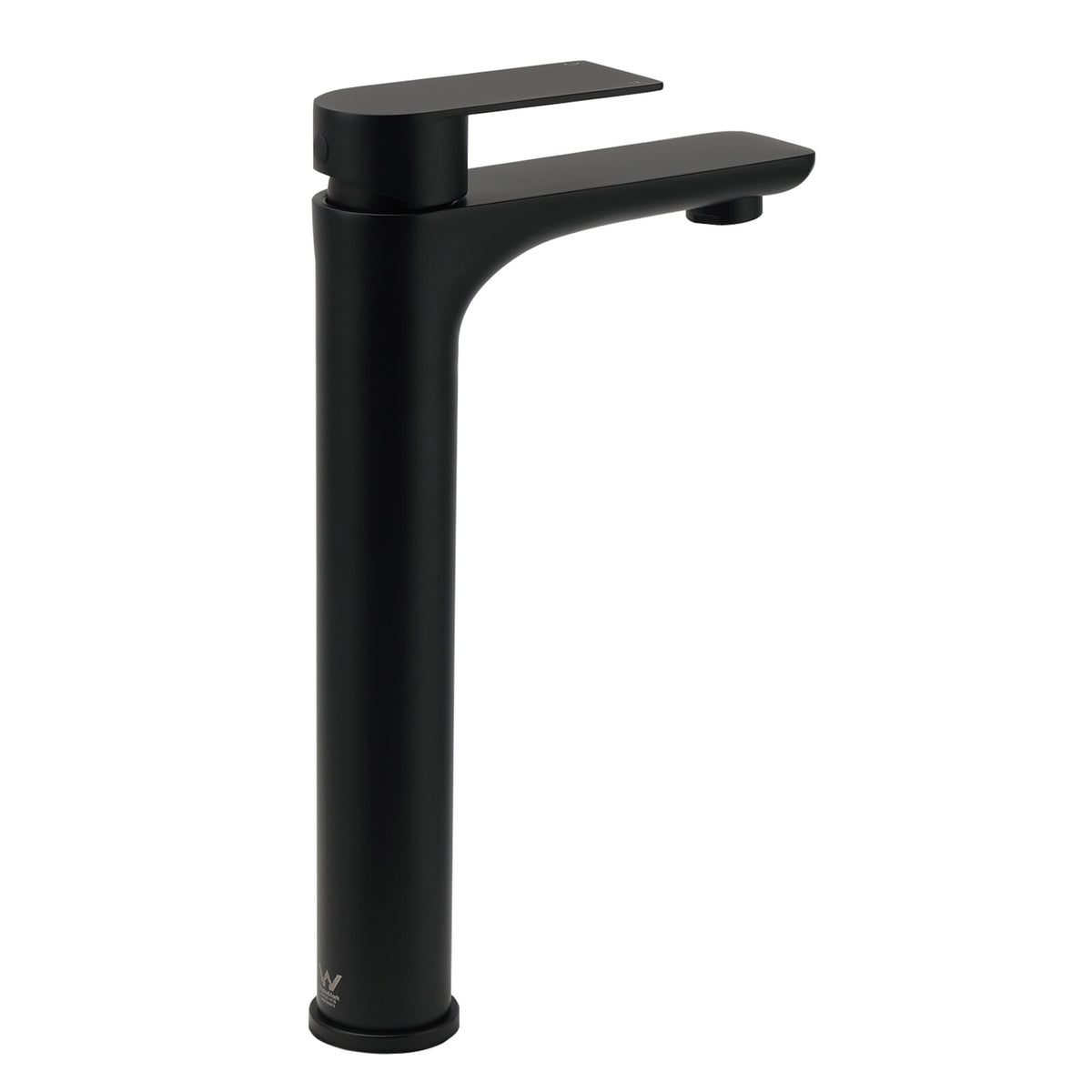 WELS 7.5L/m Rounded Body Basin Mixer Kitchen Vanity Faucet Tap Spout Matte Black