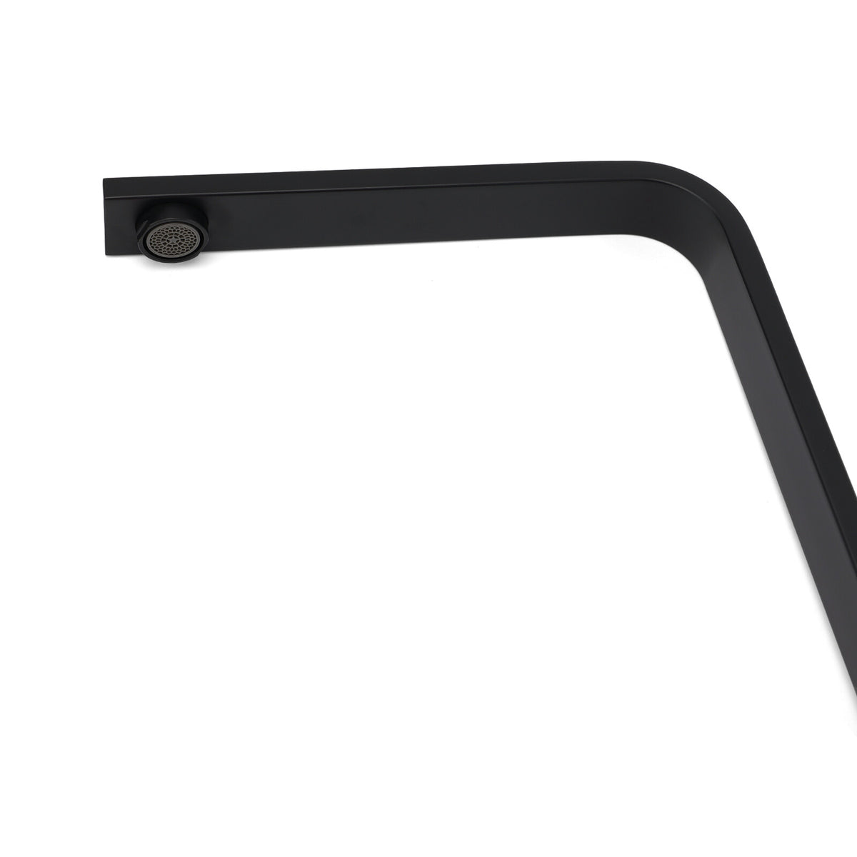 WELS Matte Black High Rise Gooseneck Kitchen Sink Laundry Mixer Faucet Tapware