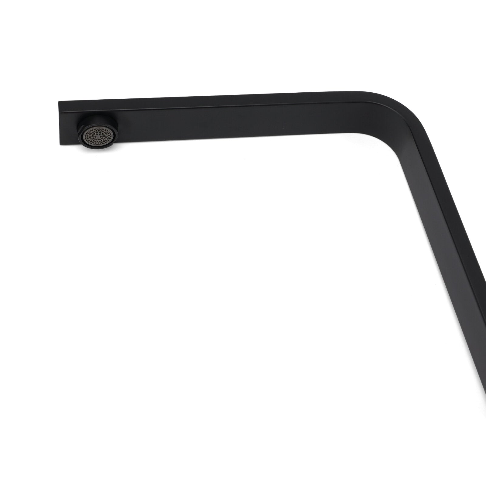 WELS Matte Black High Rise Gooseneck Kitchen Sink Laundry Mixer Faucet Tapware