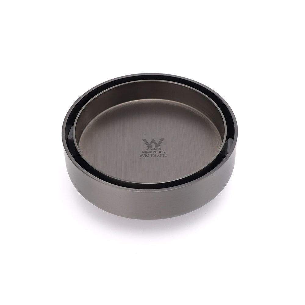 Gun Metal Round 100mm Bathroom Tile Insert Floor Drain Shower Grate 50mm Waste