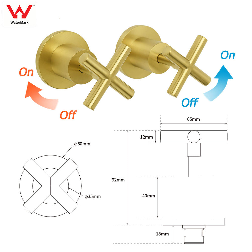 WELS Brushed Gold Shower 8" Round Head Stainless Steel Handheld Rose Sliding Rail Mixer Dual Set