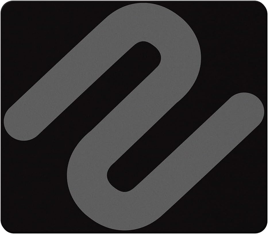 Mouse Pad - Gaming Mouse Pad - Pattern - Waterproof and Non-Slip Rubber Mouse Pad for Desk - Rounded Edges, Suitable for Gaming, Office and Home Use - 32 × 28 cm - Black