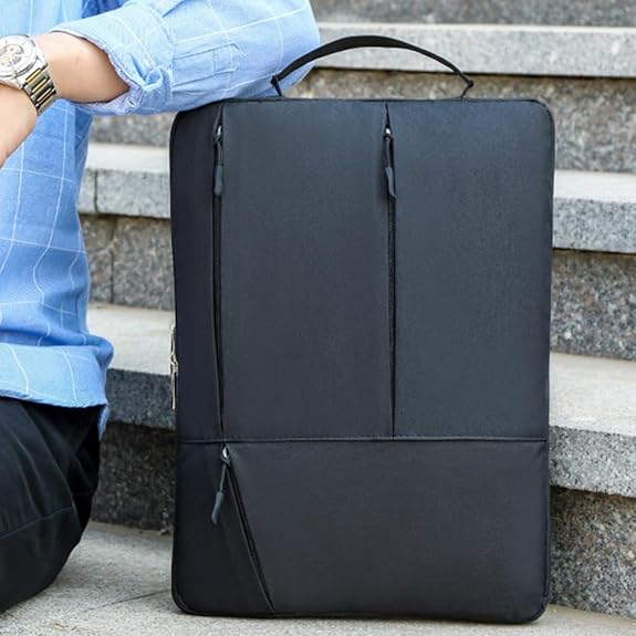 Laptop Case - Suitable for 13/14/15.6 inches - Zippered Laptop Case - Laptop Sleeve - Waterproof Oxford Cloth - Scratch and Wear Resistant, Easy to Carry - Black