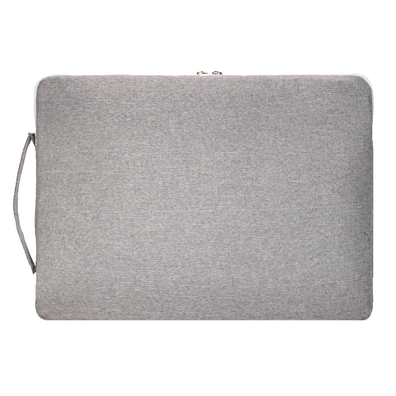 Laptop Case - Suitable for 13/14/15.6 inches - Zippered Laptop Case - Laptop Sleeve - Waterproof Oxford Cloth - Scratch and Wear Resistant, Easy to Carry - Gray