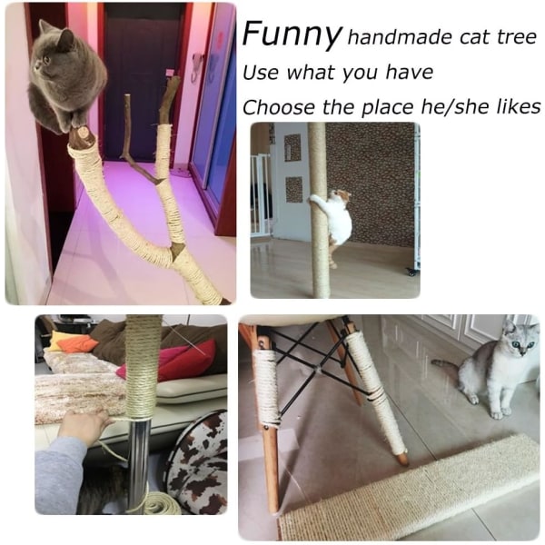 TG 8mm natural sisal rope Replaces old rope Ideal accessory for Re