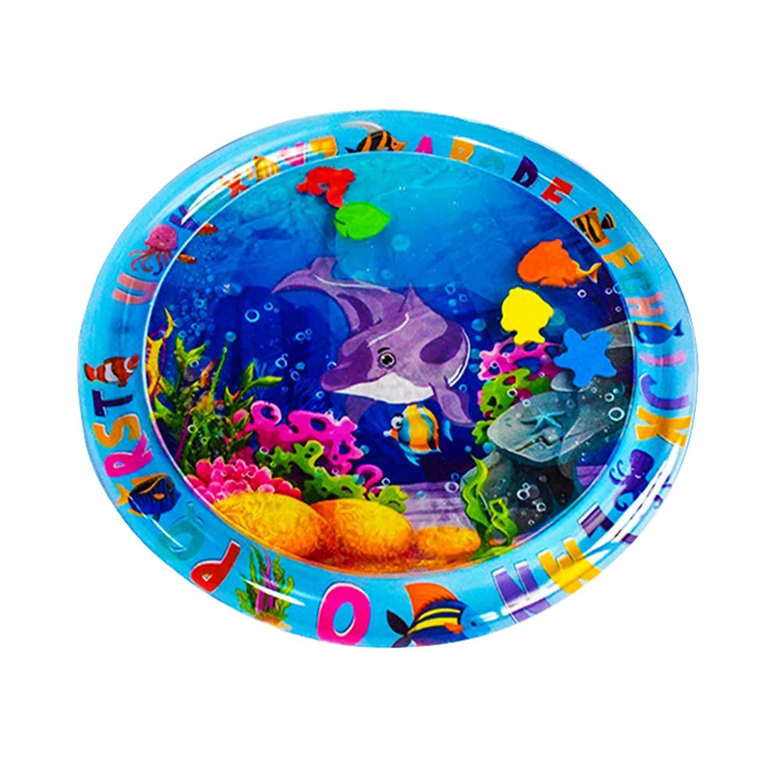 Cat and Dog Sensory Water Mat Play Mat Thick Sensory Water Play Mat Cat Toys for Bored Indoor Cats Interactive Toys for Cats A Type 65cm
