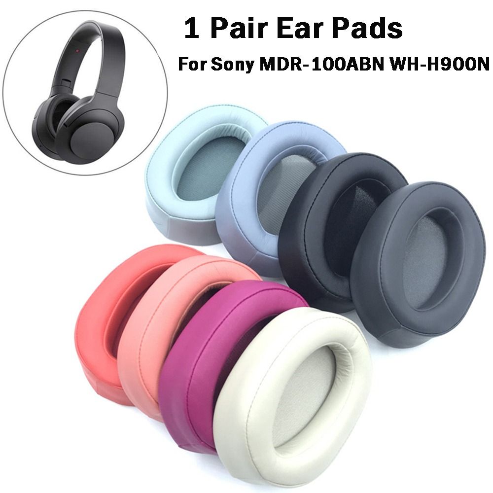 Replacement Ear Pads Compatible with Sony MDR-100ABN WH-H900N BLACK black