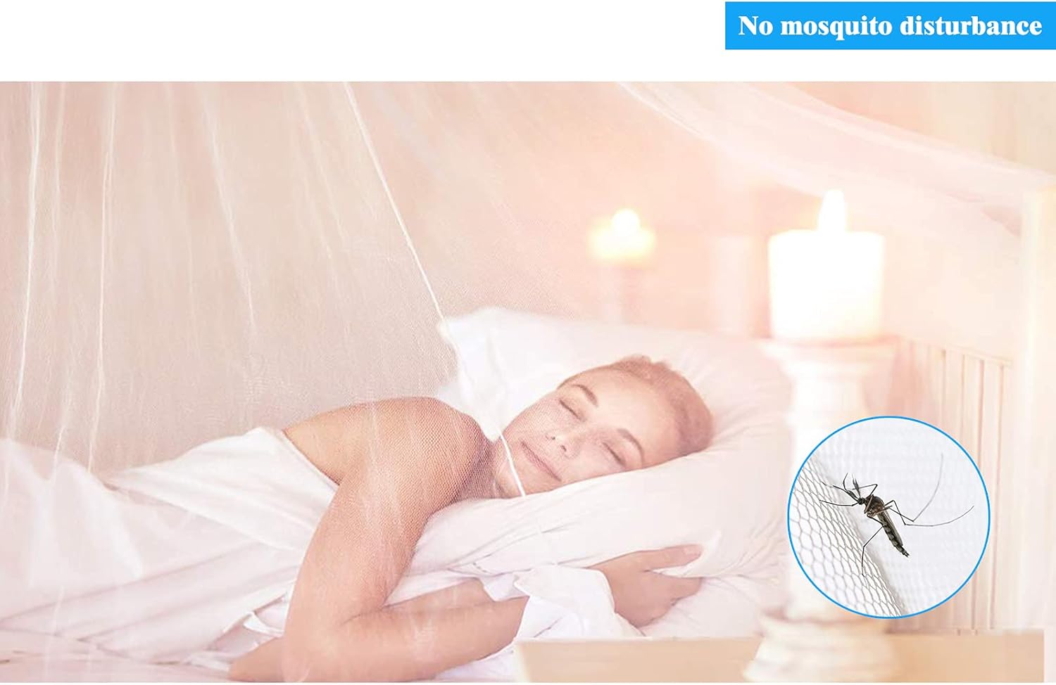 Bed canopy, bed canopy, single/double bed mosquito net, bed canopy adult/girl/baby/child mosquito net