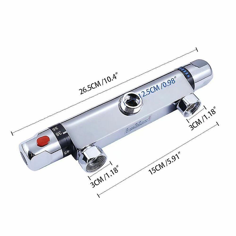 Thermostatic shower mixer