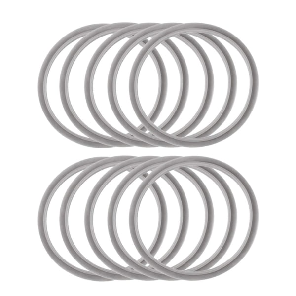10-Pack Silicone O-Ring Seals for Nutribullet 600 Pro 900 Series Gray 85g