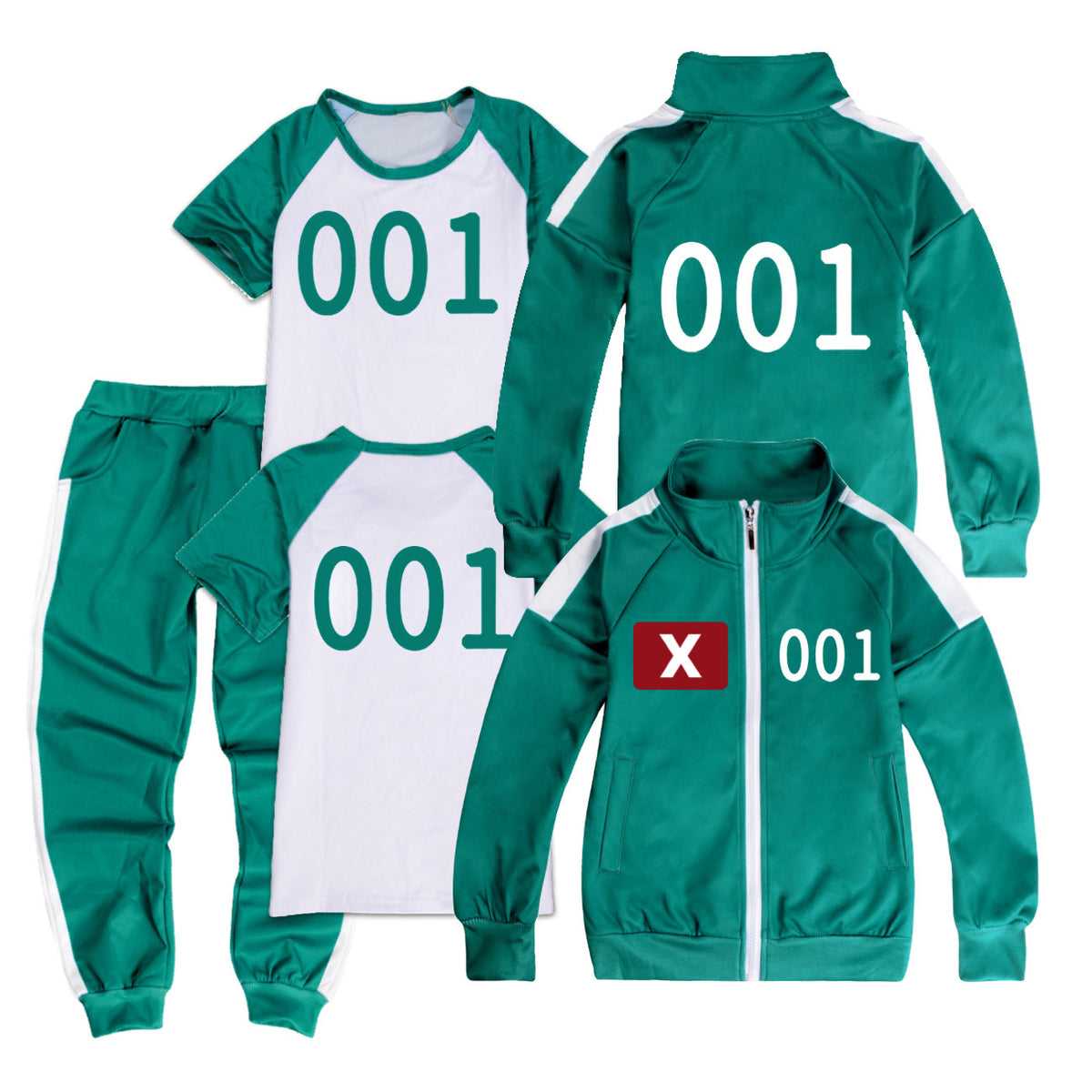 Squid Game, sportswear, complete set with rope 120 140