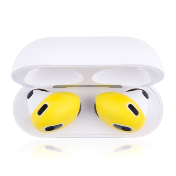 sets of earplugs for Airpods Pods 3 silicone ear caps Bluetooth compatible headphones Earplugs Ear cushions Ultra-thin anti-slip Blue red yellow Blue red yellow