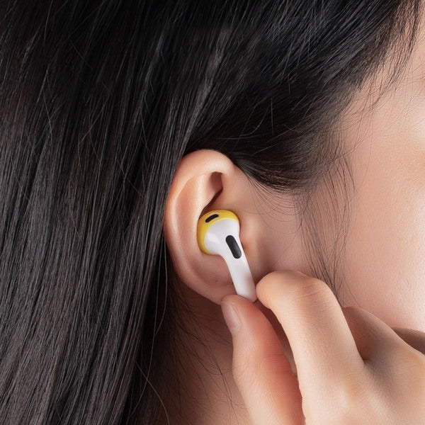 sets of earplugs for Airpods Pods 3 silicone ear caps Bluetooth compatible headphones Earplugs Ear cushions Ultra-thin anti-slip Blue red yellow Blue red yellow