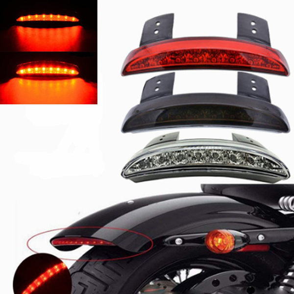 Motorcycle Mount XL883 1200 LED Tail Light Rear Black