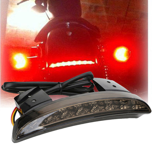 Motorcycle Mount XL883 1200 LED Tail Light Rear Black