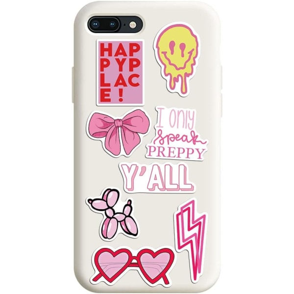 Preppy Stickers Pink Animal Stickers Luggage Skateboard Fridge Mobile Phone Computer Skateboard Water Bottle Suitcase Car Stickers 50 pcs_max