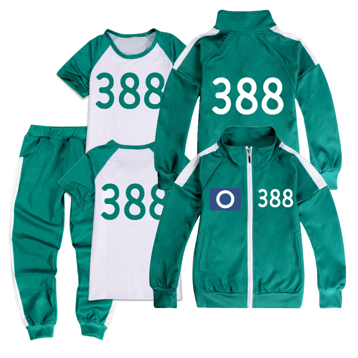 Squid Game, sportswear, complete set with rope 456 158