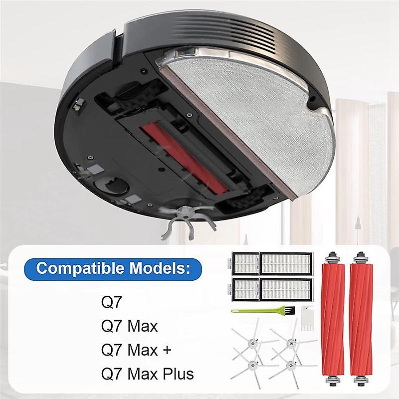 Accessories for Q7 / Q7 Max / Q7 Plus Spare Parts, Brush Set Robot Vacuum Cleaner