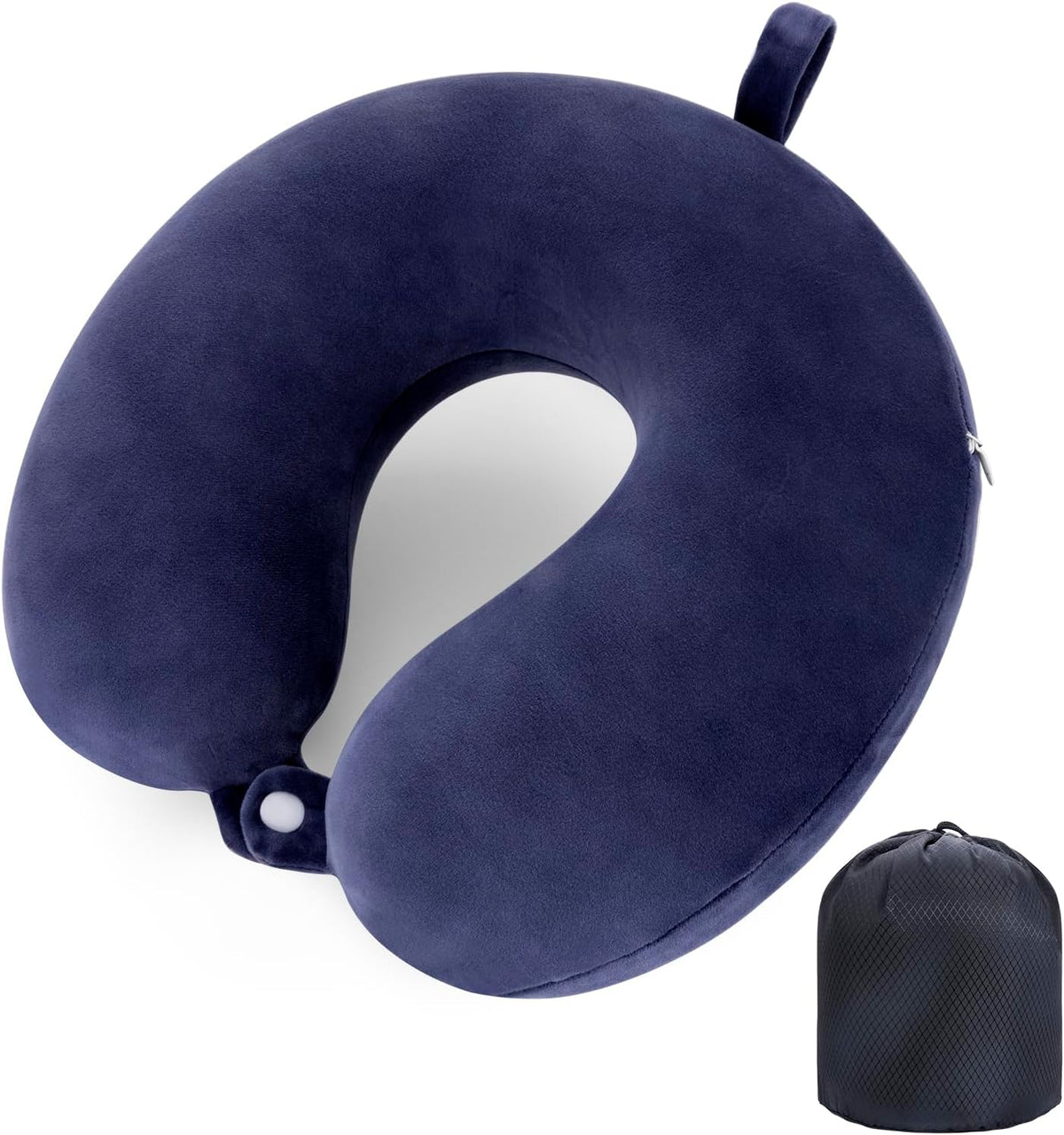 Travel Pillow Neck Pillow Memory Foam Travel Pillows Head Support Pillow for Airplane Train Car Office Travel Essential Flight Pillows for a Long Time Navy Blu Navy Blue One Size