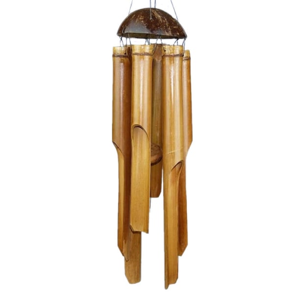 Bamboo wind chime, good sound, decorative for the garden and