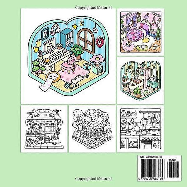 Coloring Book for Adults and Teens, Super Cute Patterns for Relaxation
