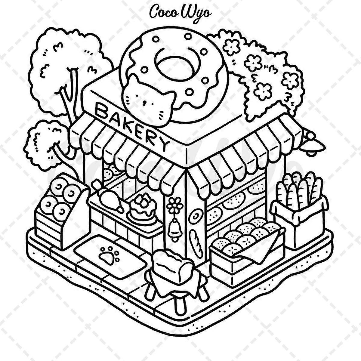 Coloring Book for Adults and Teens, Super Cute Patterns for Relaxation