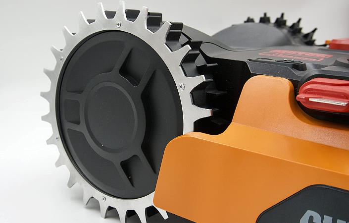 Worx Landroid Robotic Lawn Mower Pulley Sprocket Studs Anti-Slip Wheels-L Type 225mm, 2pcs