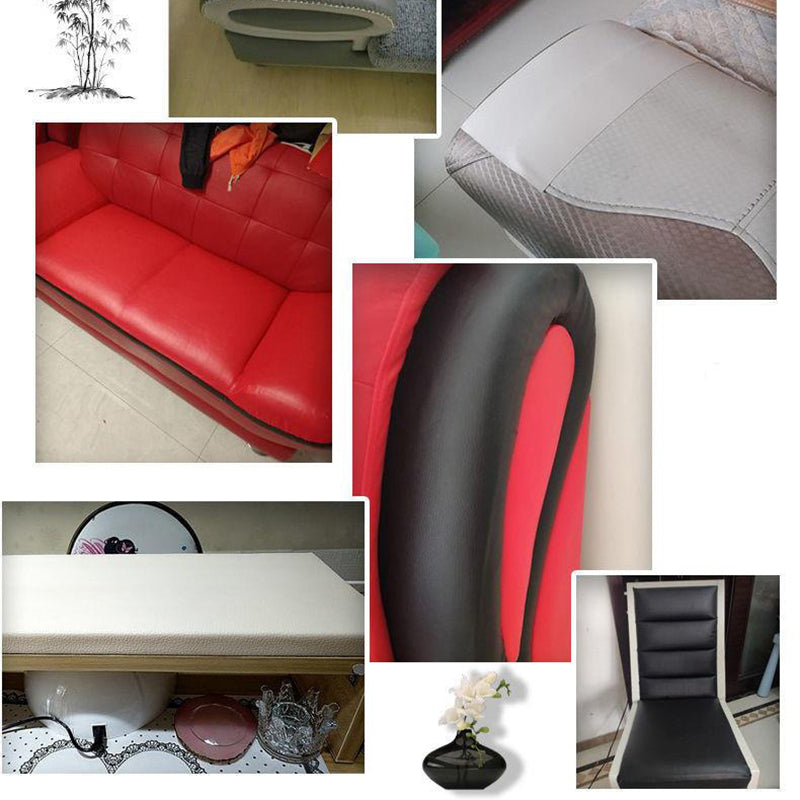 Self-Adhesive Repair Patch Faux Leather 50x138 cm Dark Brown