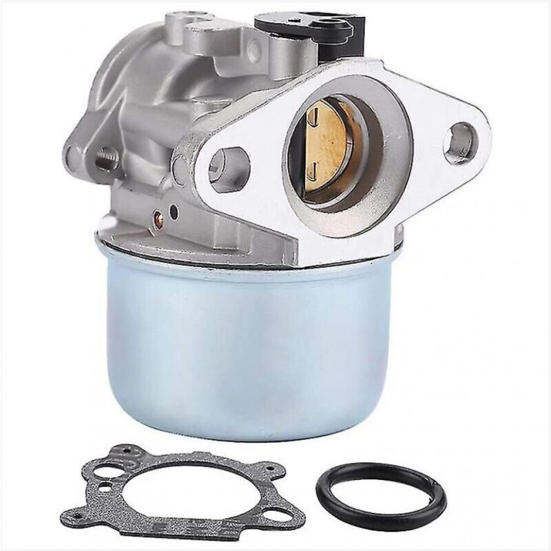 799868 Carburetor with 496116 795259 Air Filter Base, Fits 124l02 124t02 124t05 124t07 Approx..