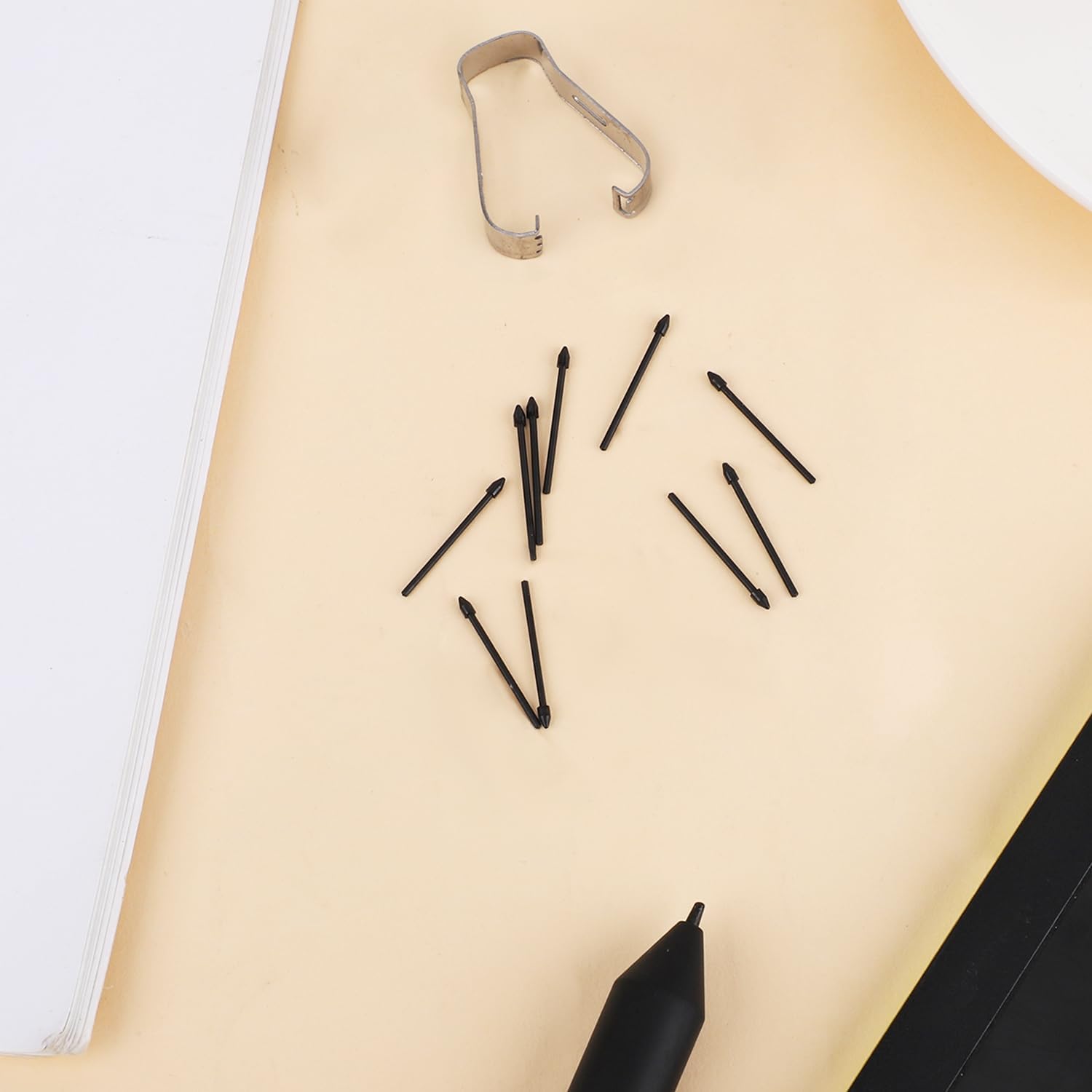 10pcs S Pen Nibs for Samsung Galaxy Tab S6 with Installation Tool Compatible with Samsung Galaxy Tab S7 & S7 Plus S8 & S8 Plus (Black) Black