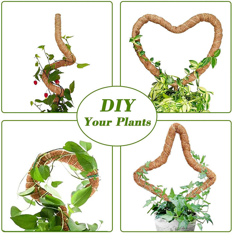 pcs Monstera moss pole for potted plants, bendable plant support