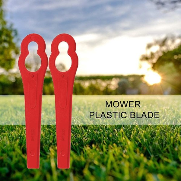100 pcs Plastic Grass Trimmer Blades Cordless Trimmer Blades
