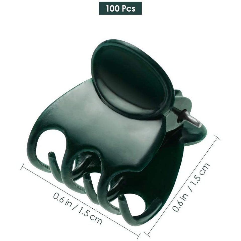 100pcs Orchid Clamps, Garden Plant Clamps for Supporting Orchid Plants