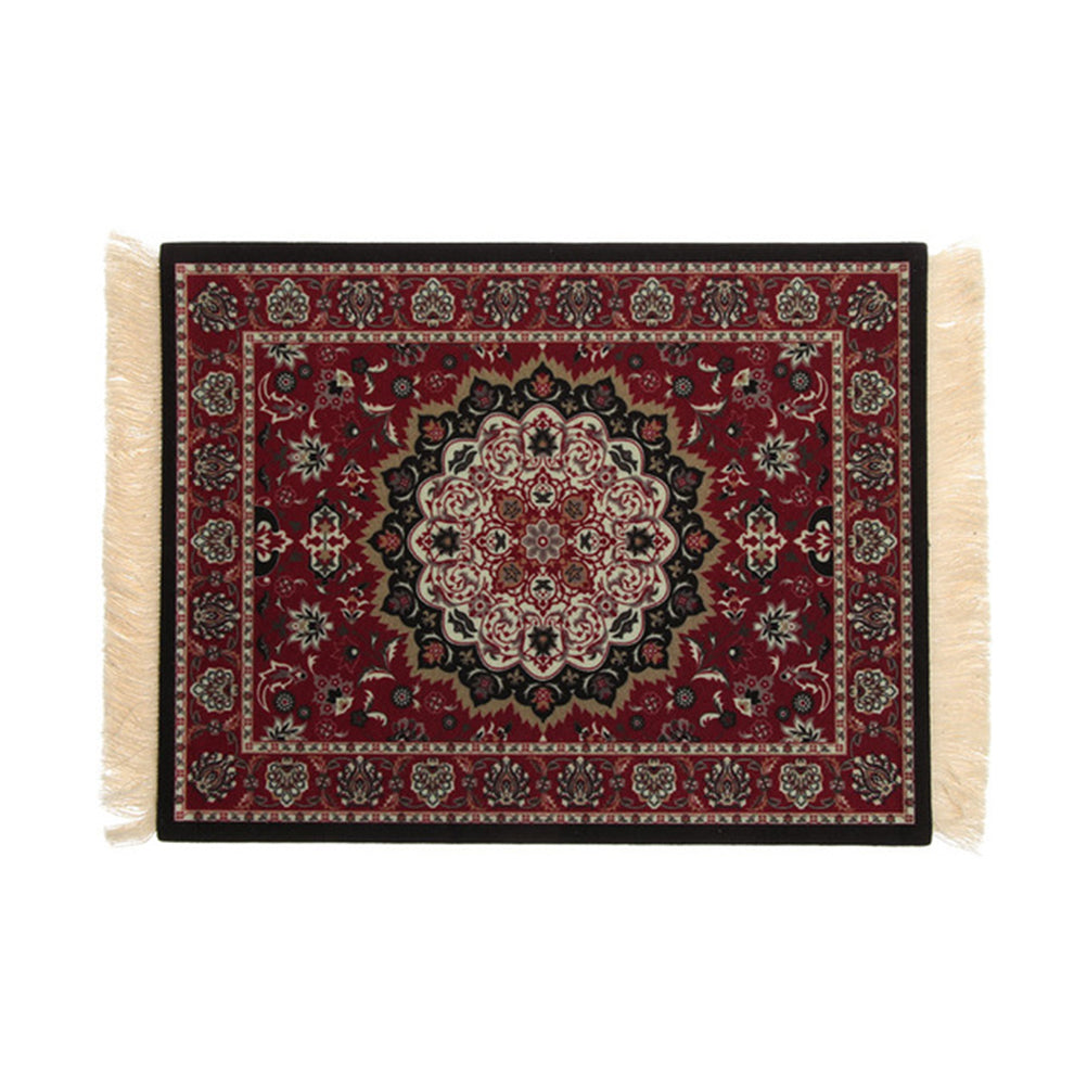 Carpet Mouse Pad Oriental Persian Carpet Computer Mouse Pad for Table Decoration