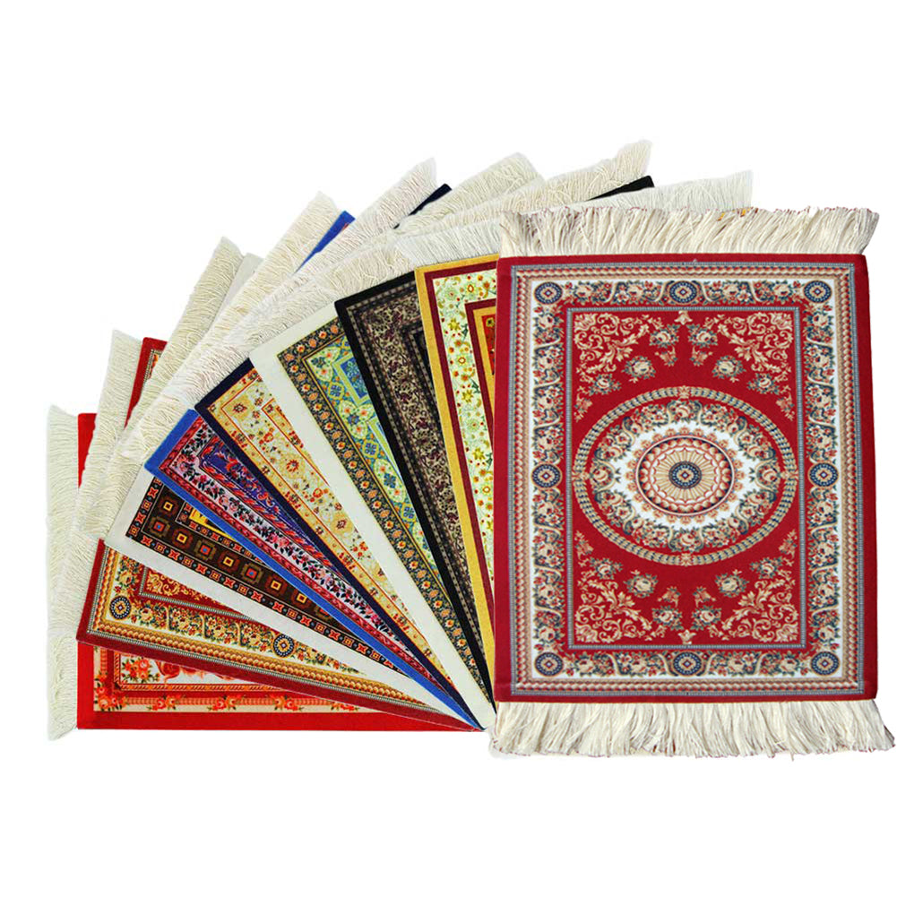 Carpet Mouse Pad Oriental Persian Carpet Computer Mouse Pad for Table Decoration