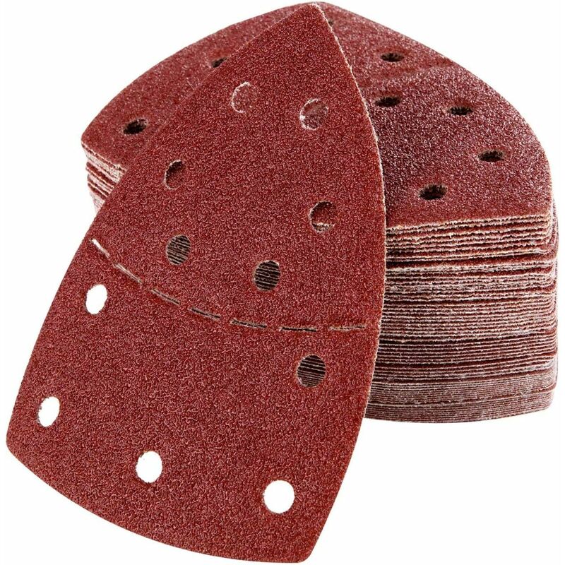 Sandpaper, Sandpaper for Bosch PSM 100A, PSM 160, PSM 200 AES, PSM 18, PDA 180, PSM 160 A/PSM 80/PRIO, 105 mm x 152 mm, 60-pack, Grit P40