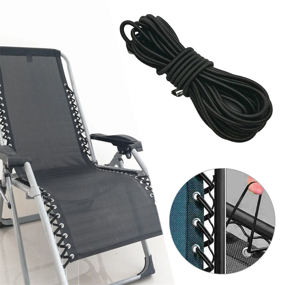 8pcs Folding Chair Sun Lounger Accessories Elastic Attachment Bungee