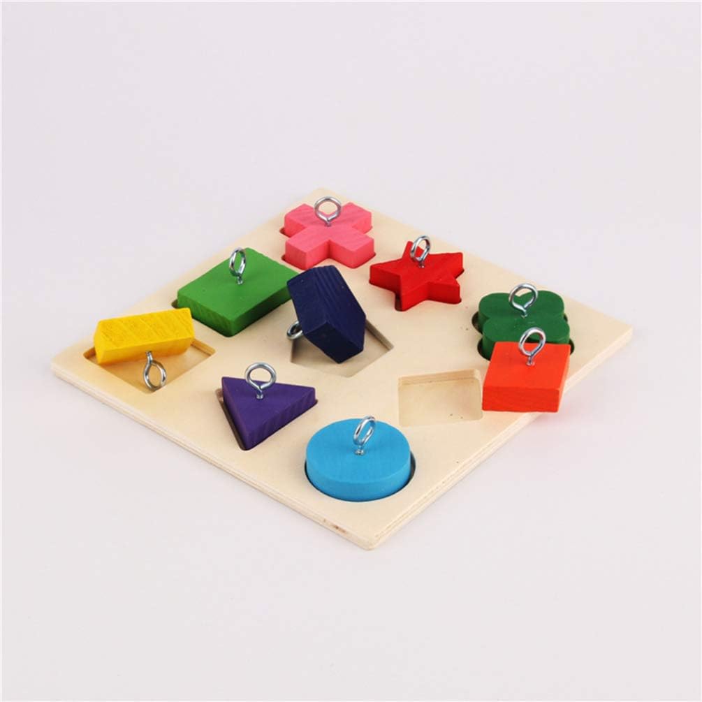 Bird Puzzle Toy Parrot Educational Toys Bird Feeder Wooden Toys B