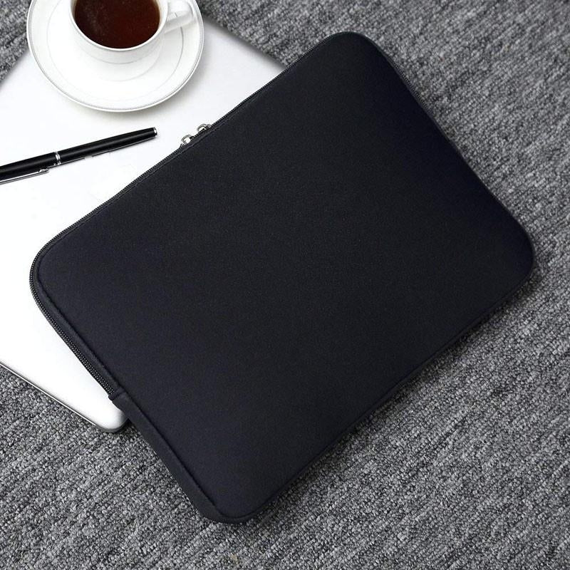 Computer Case / Laptop Case - Select Size Black Black 15 inch - Black