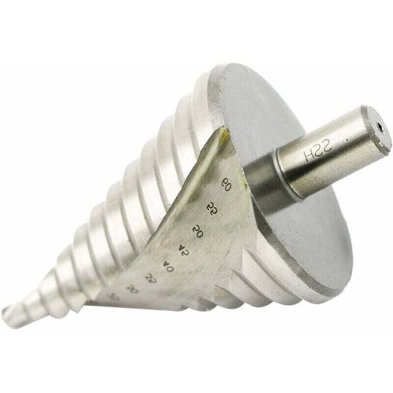 HSS Step Drill Ø 6-60mm - Spiral Large Cone Drill for Metal, Wood, Plastic..DEBUNS