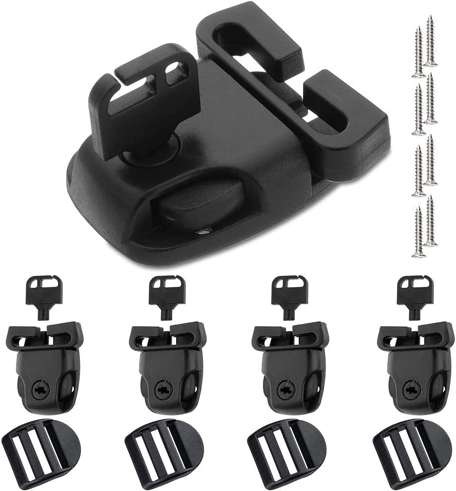 4-pack spa cover for hot tub with key for broken latch replacement repair accessories