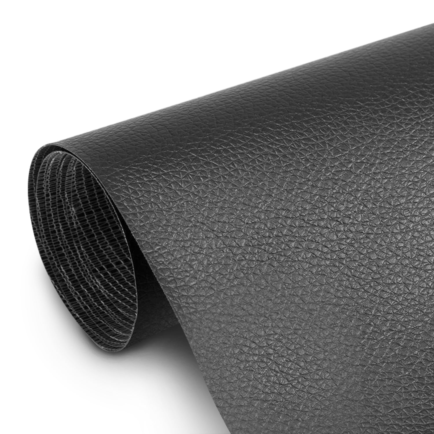 Self-adhesive repair patch artificial leather 50x138 cm Black Black Black Variety